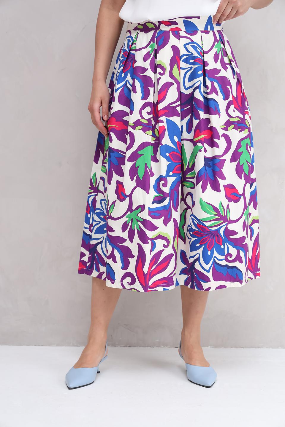 Юбка Oui с цветочным принтом