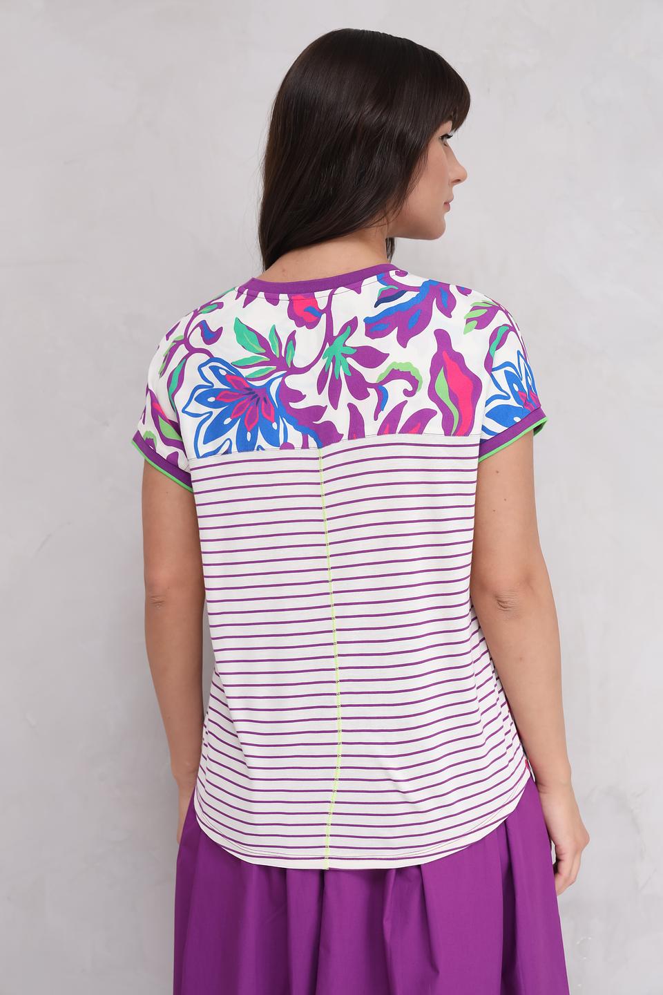 Блуза Oui с цветочным принтом