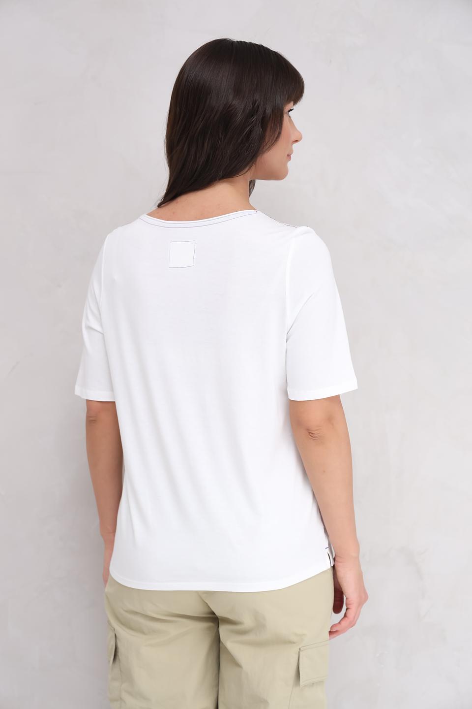 Футболка Oui с цветочным принтом