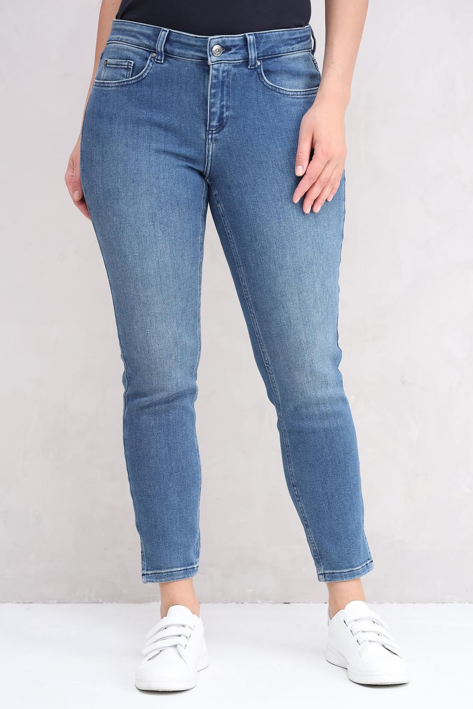 Джинсы скинни Oui голубые