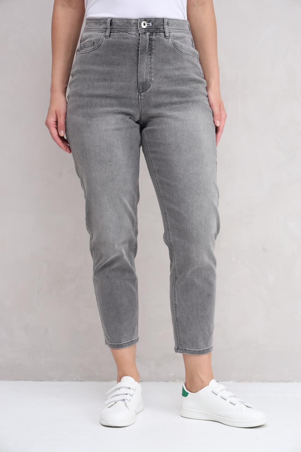 Джинсы Taifun серые укороченные