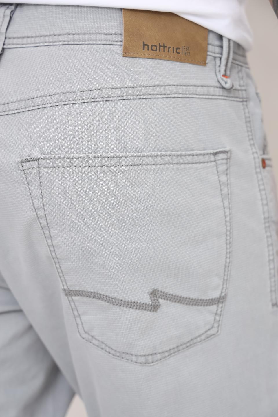 Брюки Hattric серые slim fit