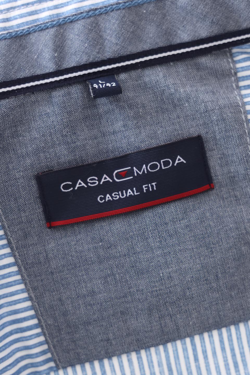 Рубашка Casa Moda в полоску голубую