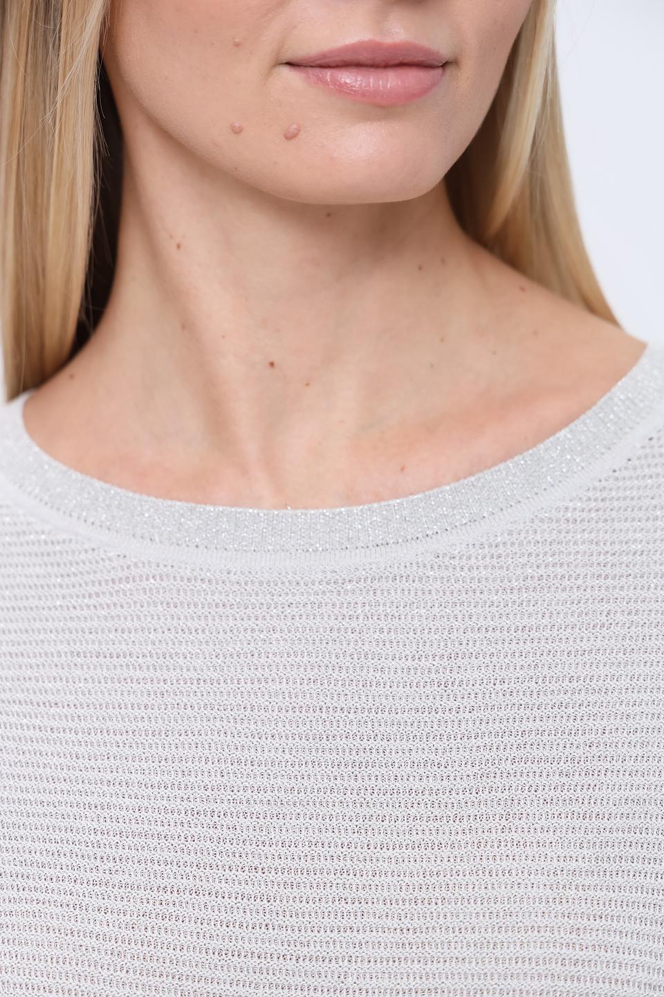 Пуловер Pezzo в полоску серый