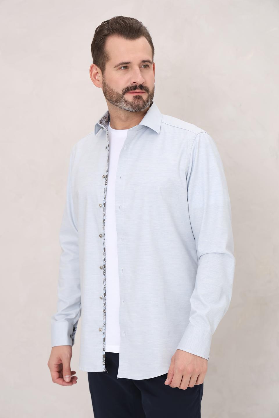 Рубашка Venti men голубая