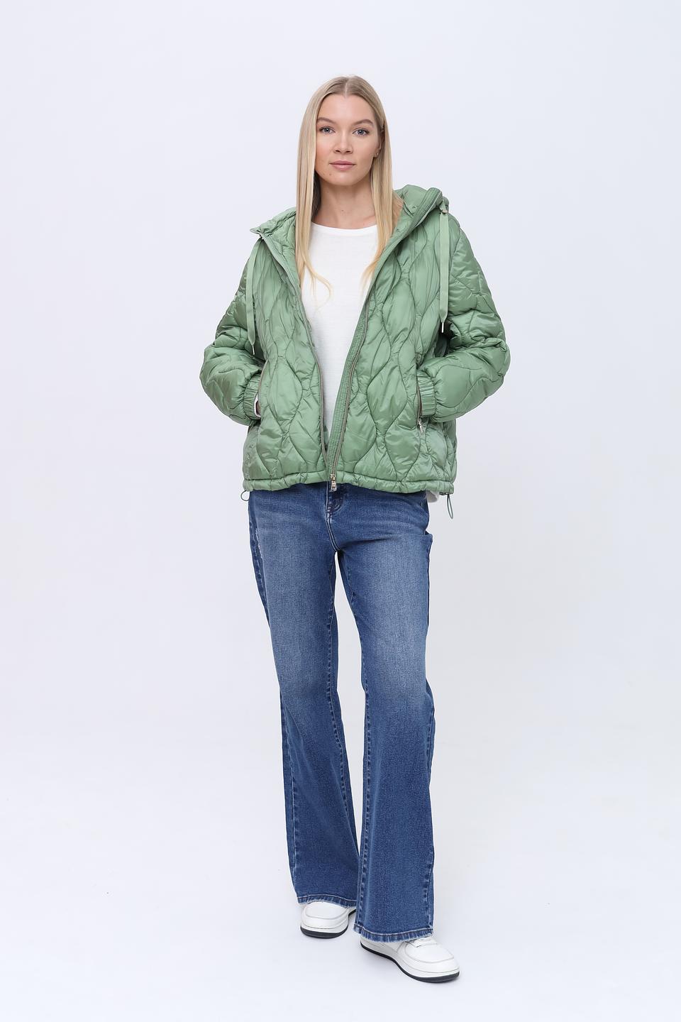 Куртка Pezzo стеганая хаки