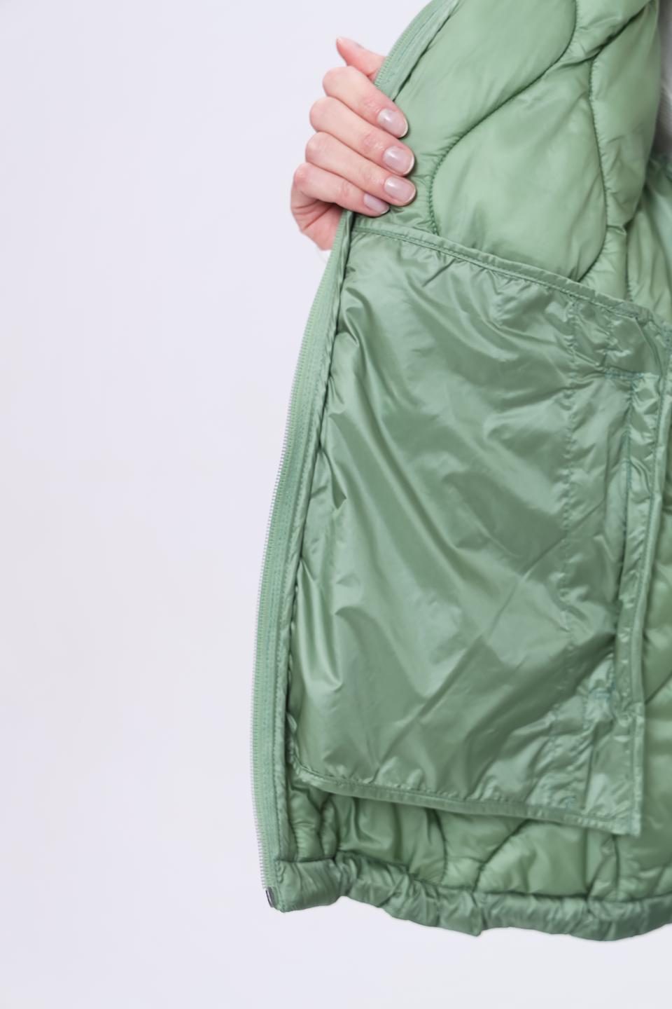 Куртка Pezzo стеганая хаки