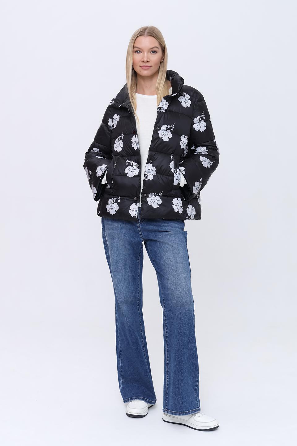 Куртка Pezzo с цветочным принтом