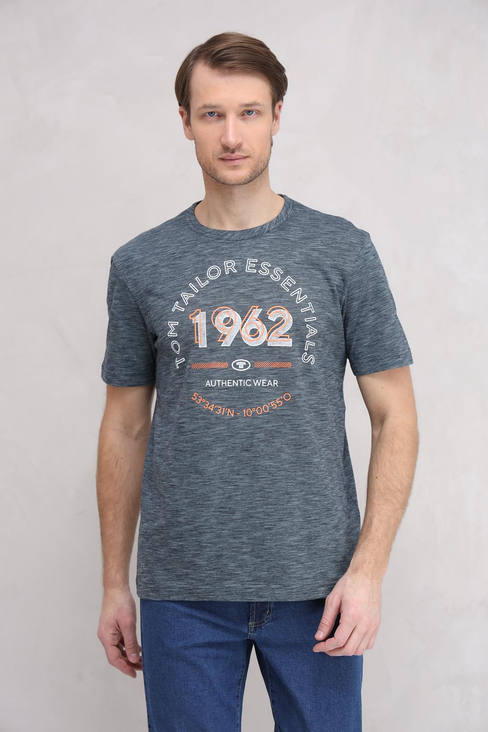 Футболка Tom Tailor Essentials серая