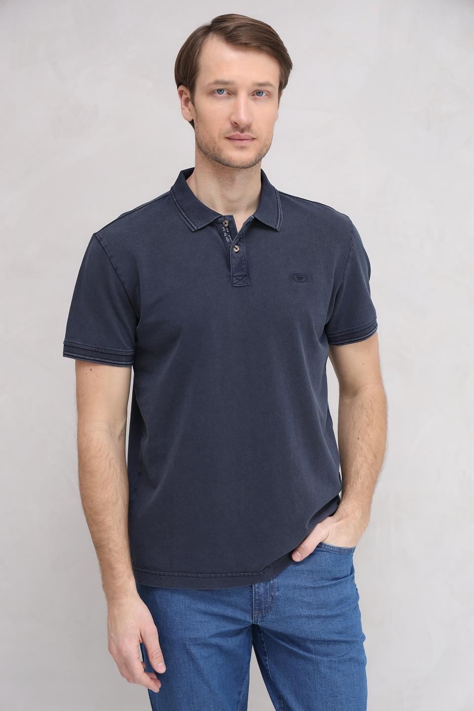 Поло Tom Tailor мужское тёмно-синее