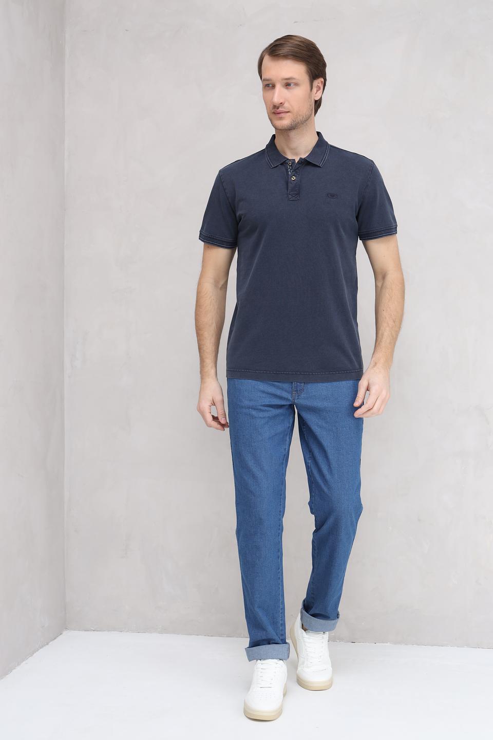 Поло Tom Tailor мужское тёмно-синее