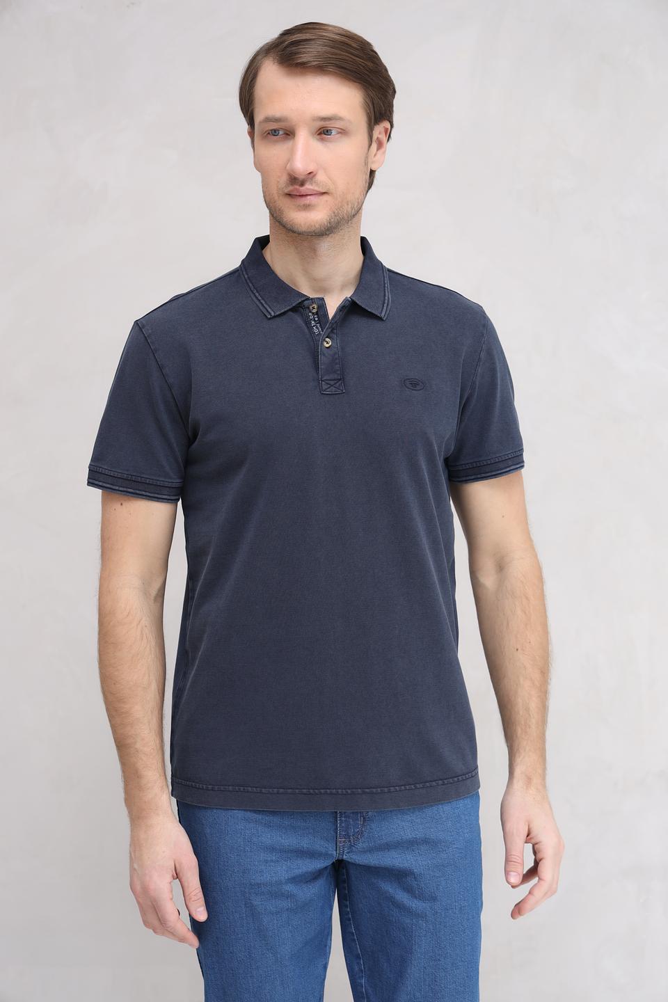 Поло Tom Tailor мужское тёмно-синее