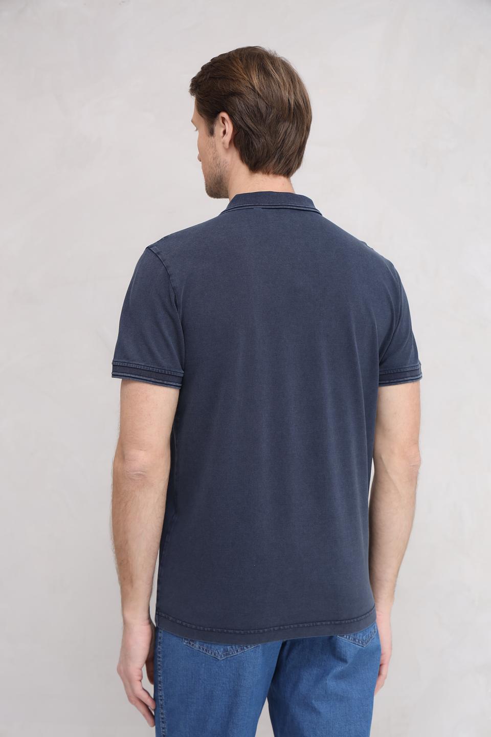 Поло Tom Tailor мужское тёмно-синее