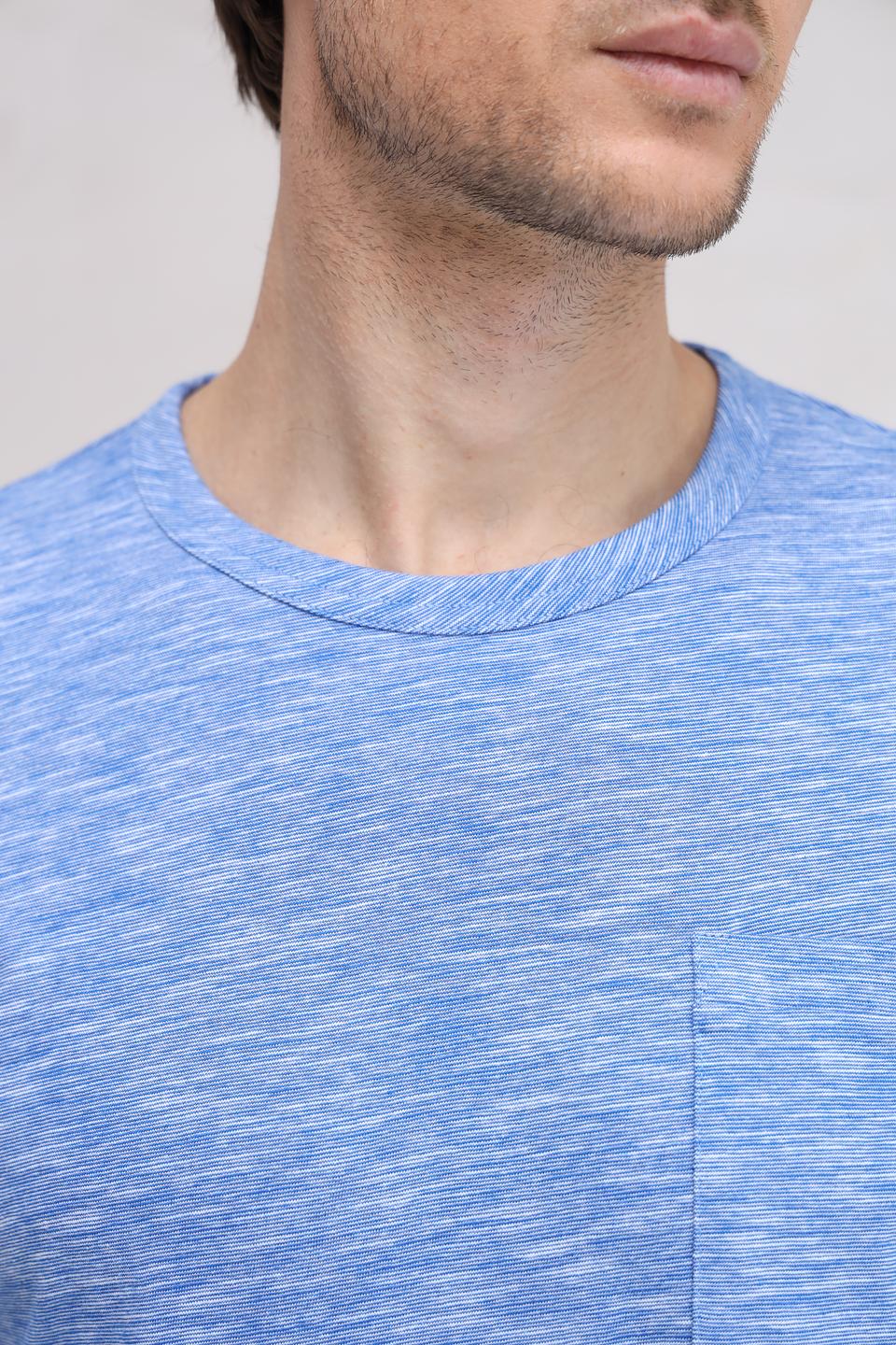 Футболка Tom Tailor меланж голубой