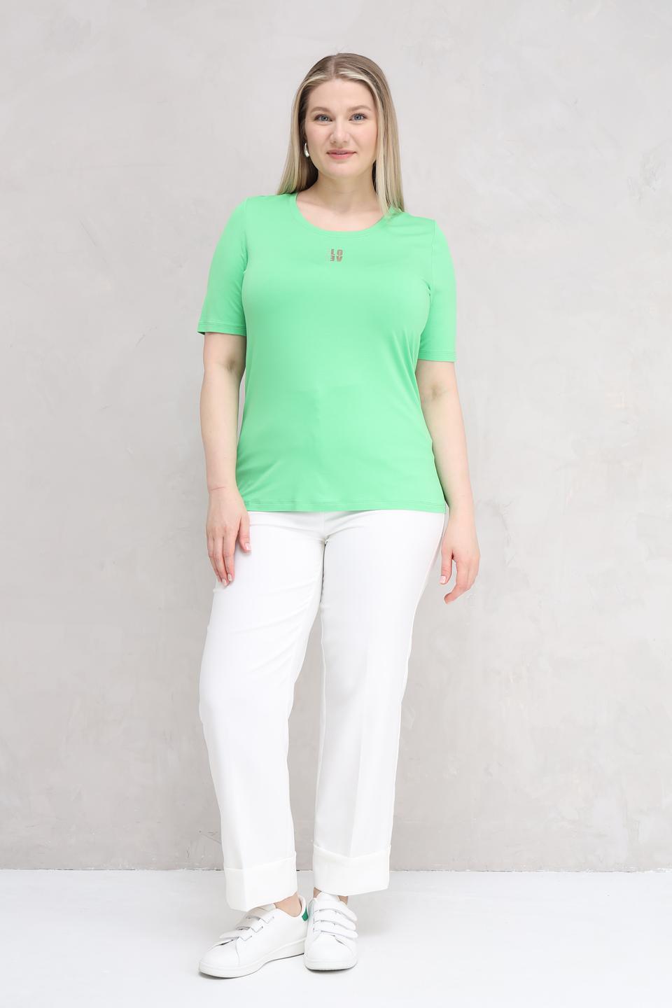 Футболка Tuzzi лайм с логотипом