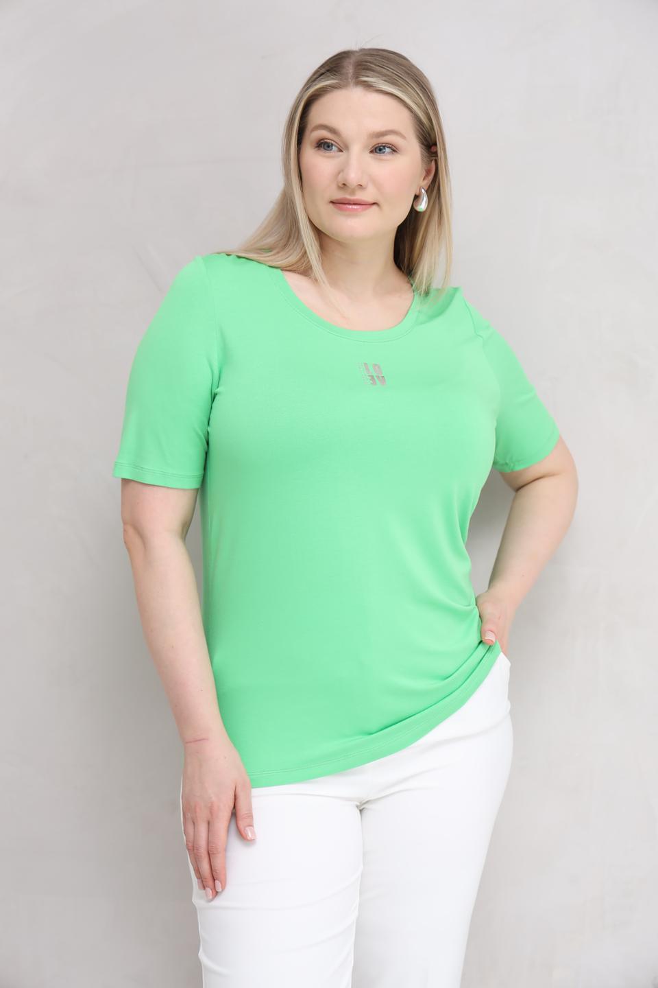 Футболка Tuzzi лайм с логотипом