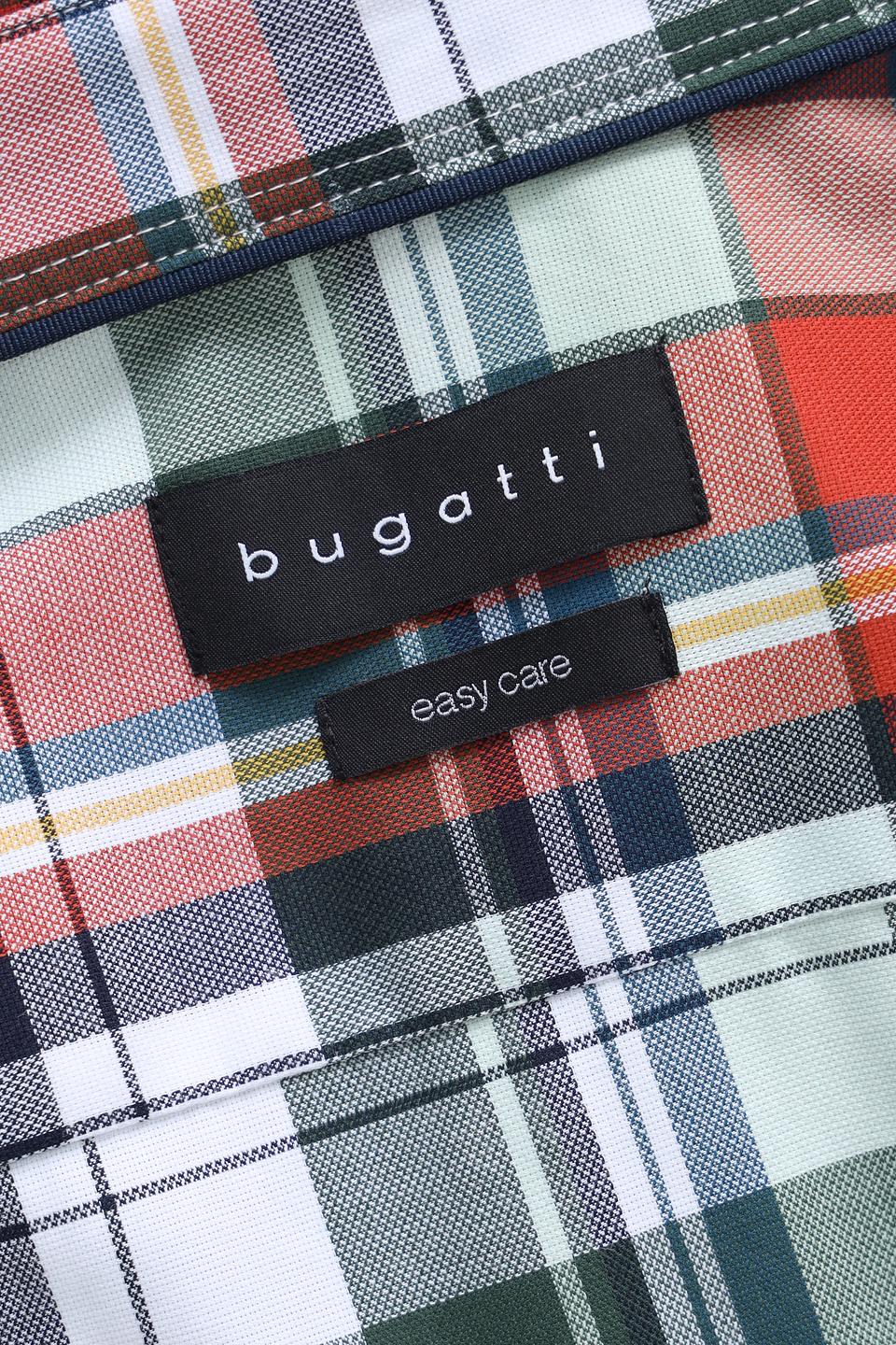 Рубашка кр Bugatti в клетку