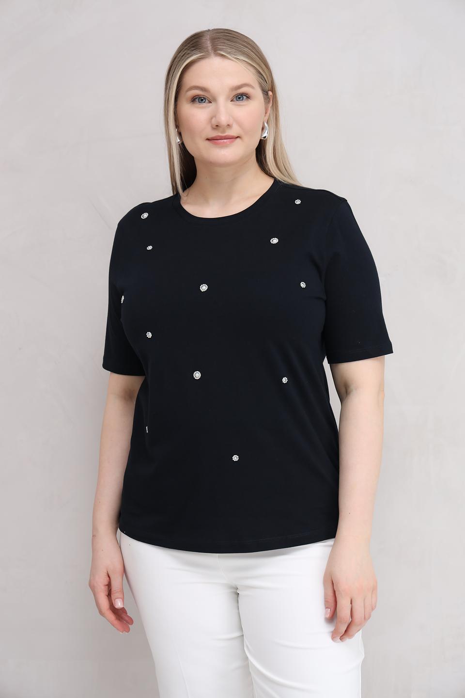 Футболка Gerry Weber с жемчугом чёрный