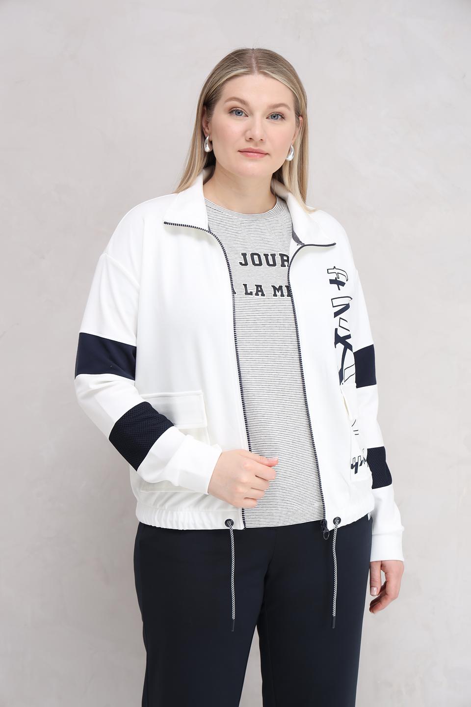 Жакет Lebek с контрастными рукавами