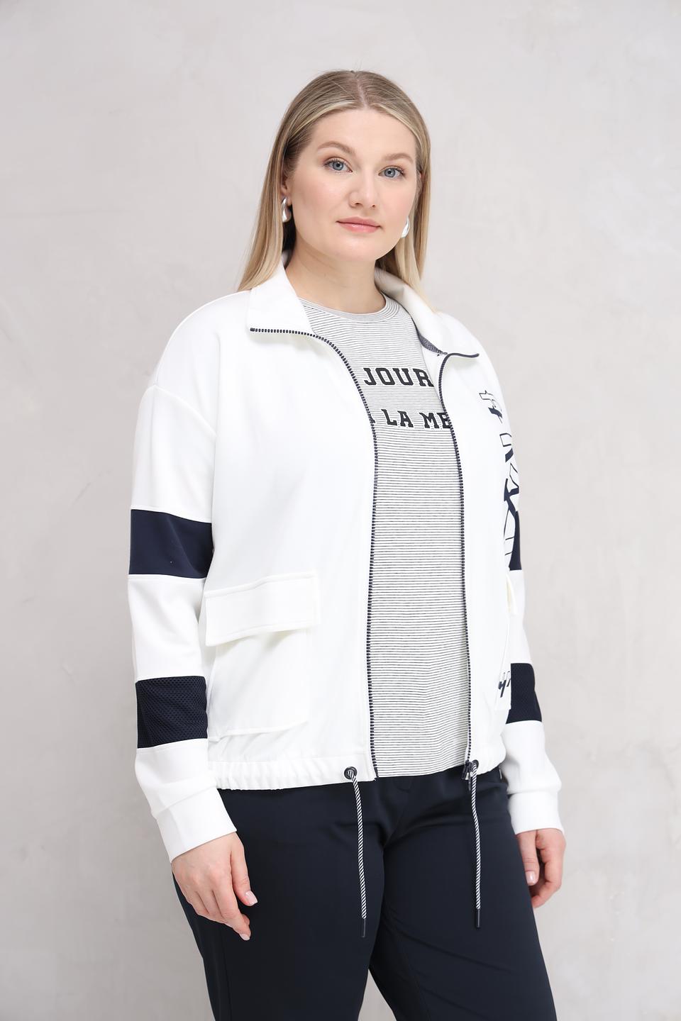 Жакет Lebek с контрастными рукавами