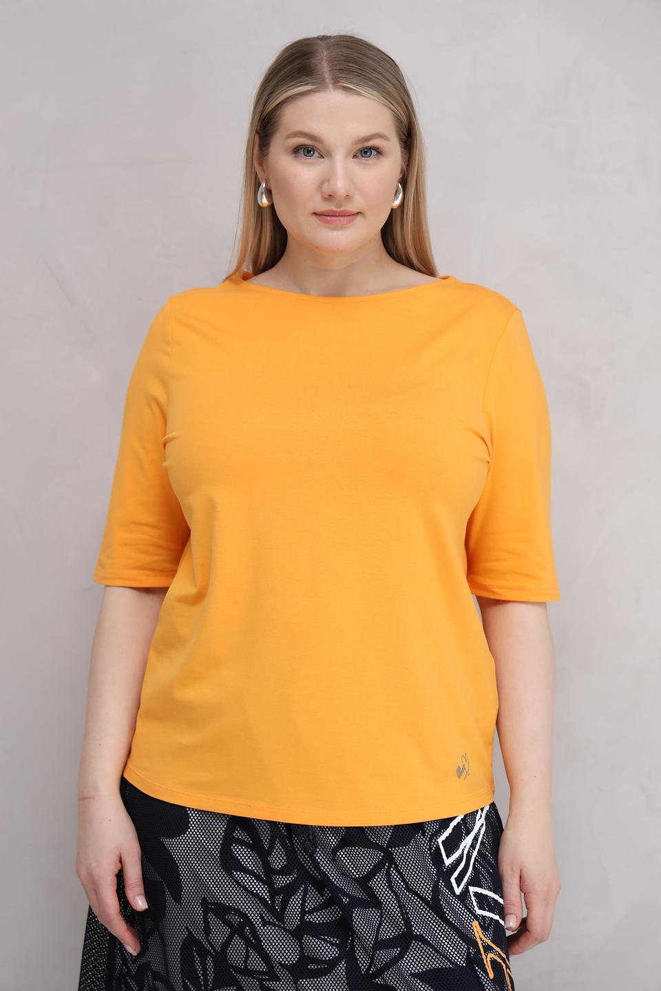 Футболка Barbara Lebek горчичная