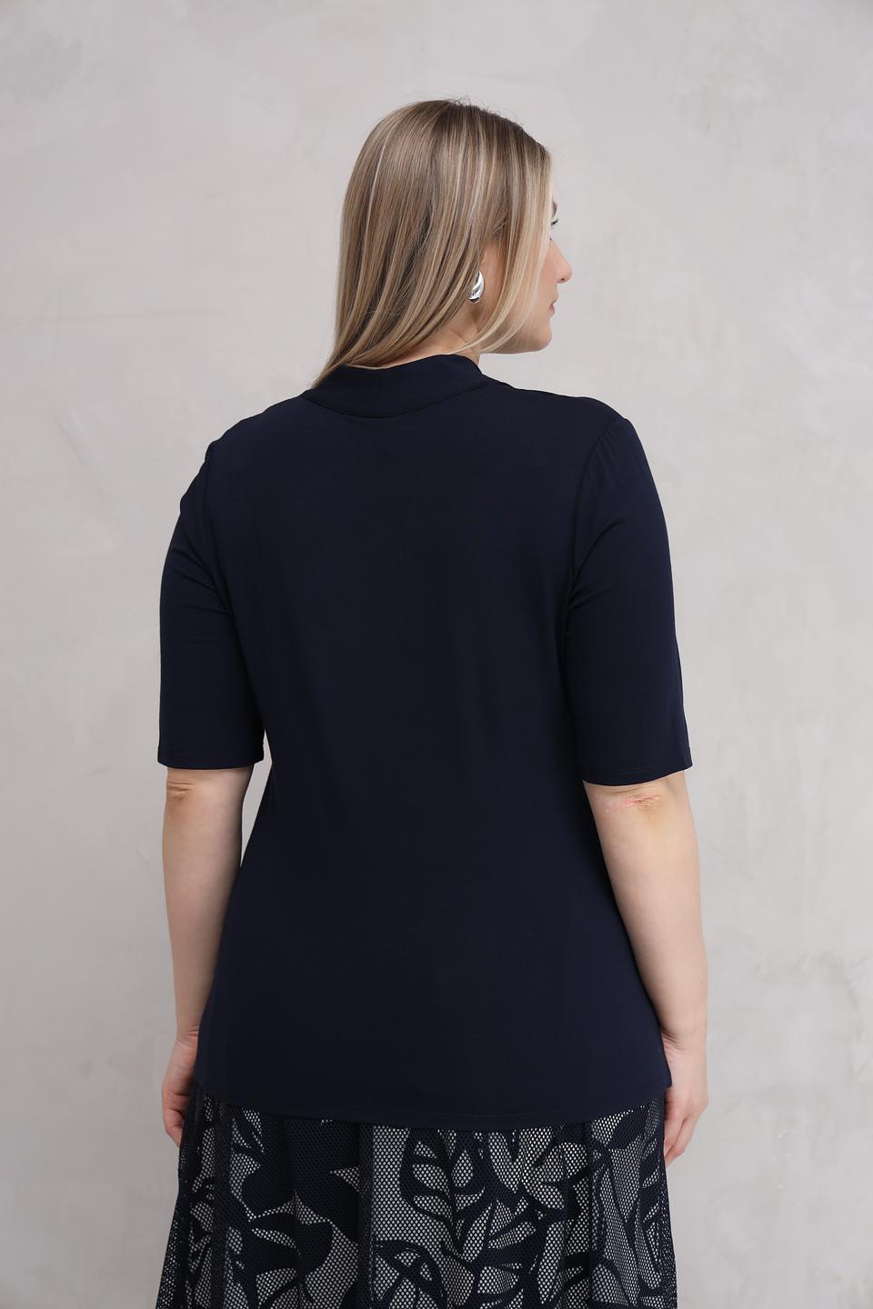 Футболка Lebek с V-образным вырезом