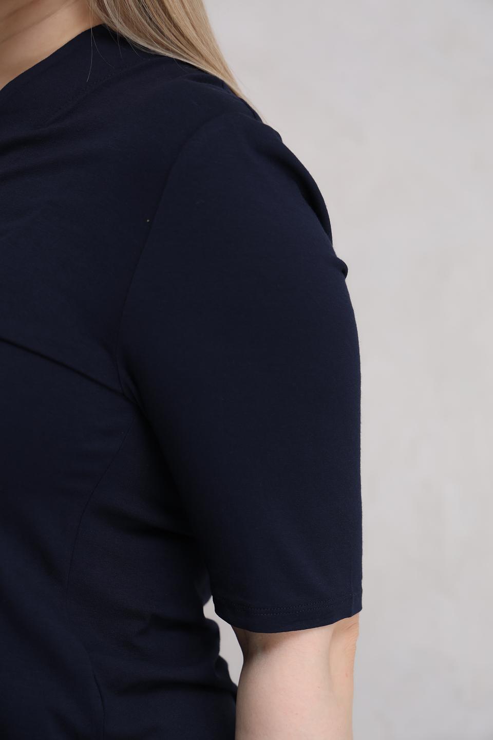 Футболка Lebek с V-образным вырезом