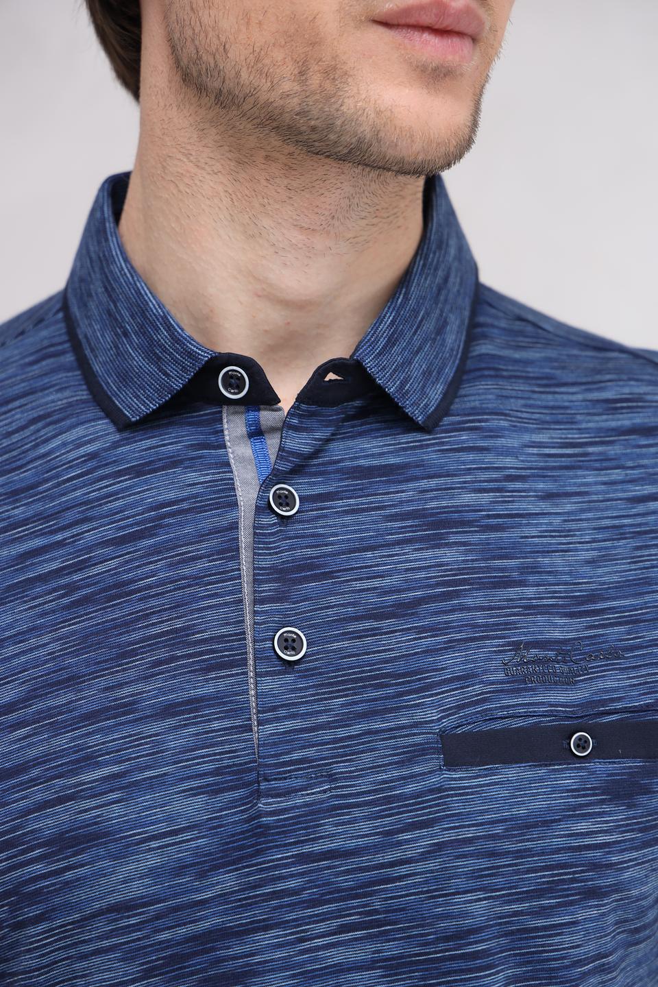 Поло Monte Carlo с меланжевым узором