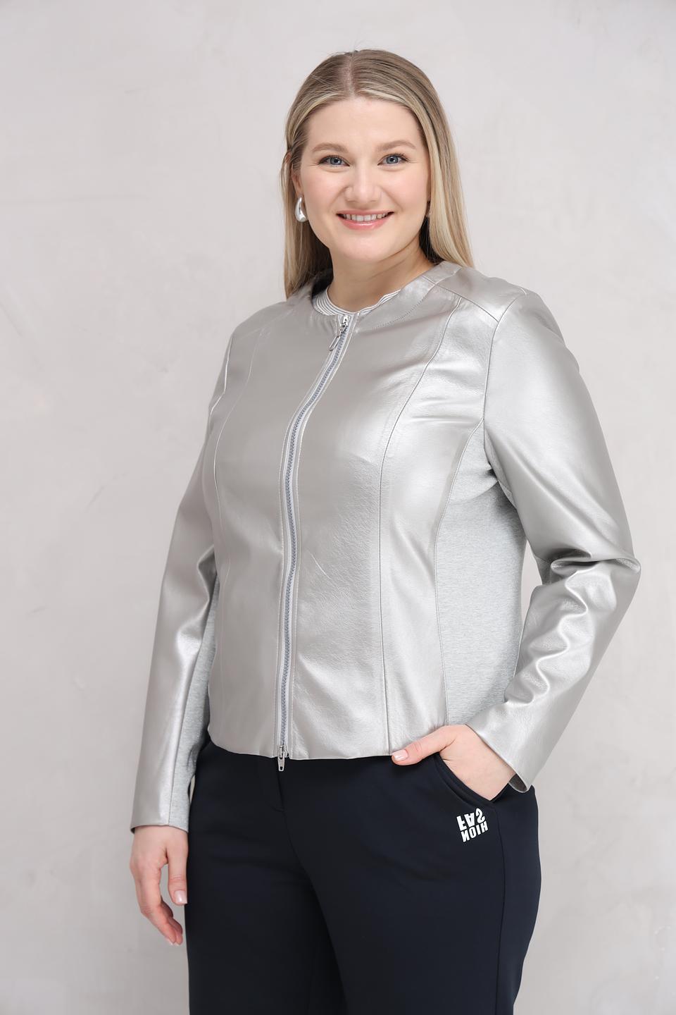 Куртка Bianca серебристая