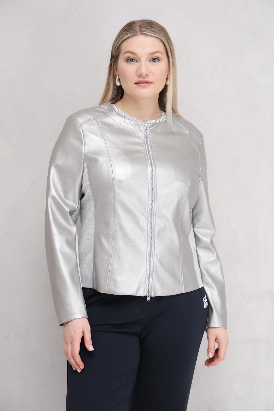 Куртка Bianca серебристая