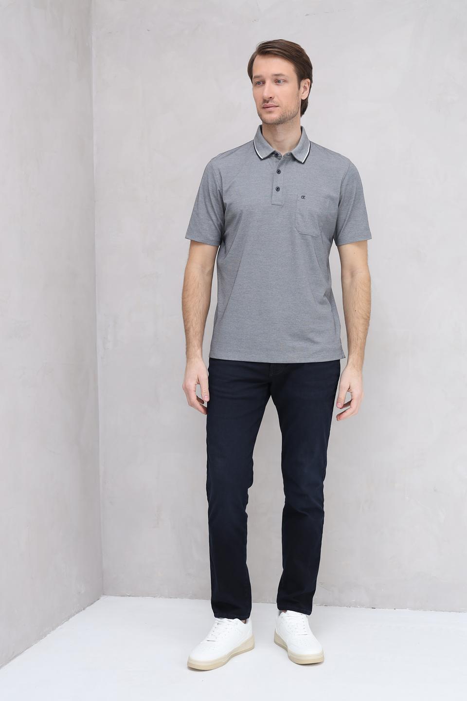 Поло Casa Moda с меланжем