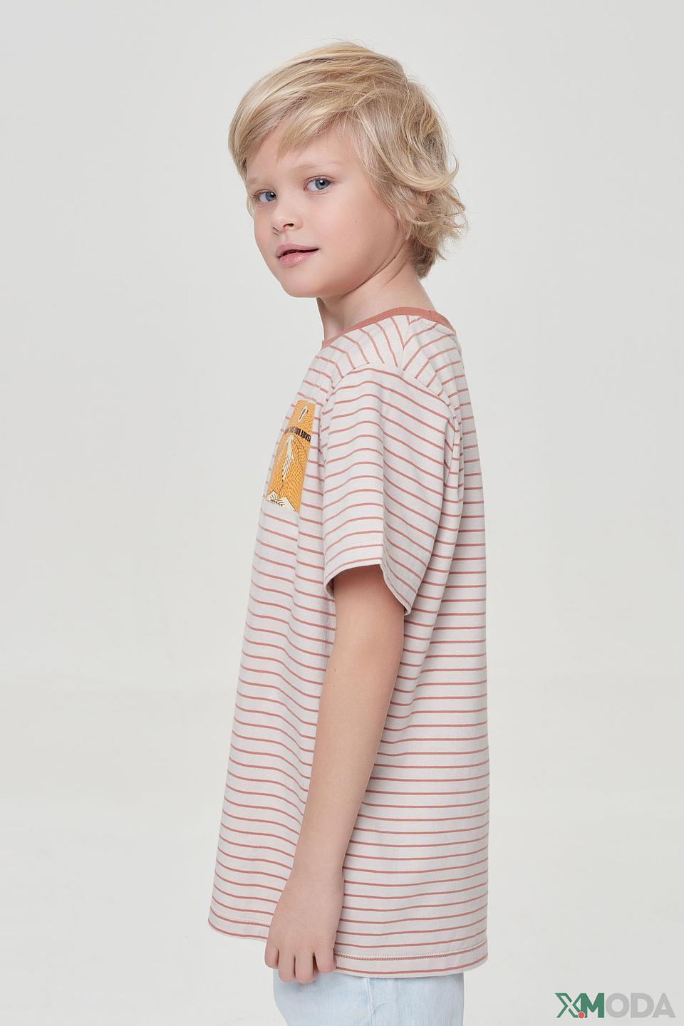 Футболка Choupette в полоску бежевый