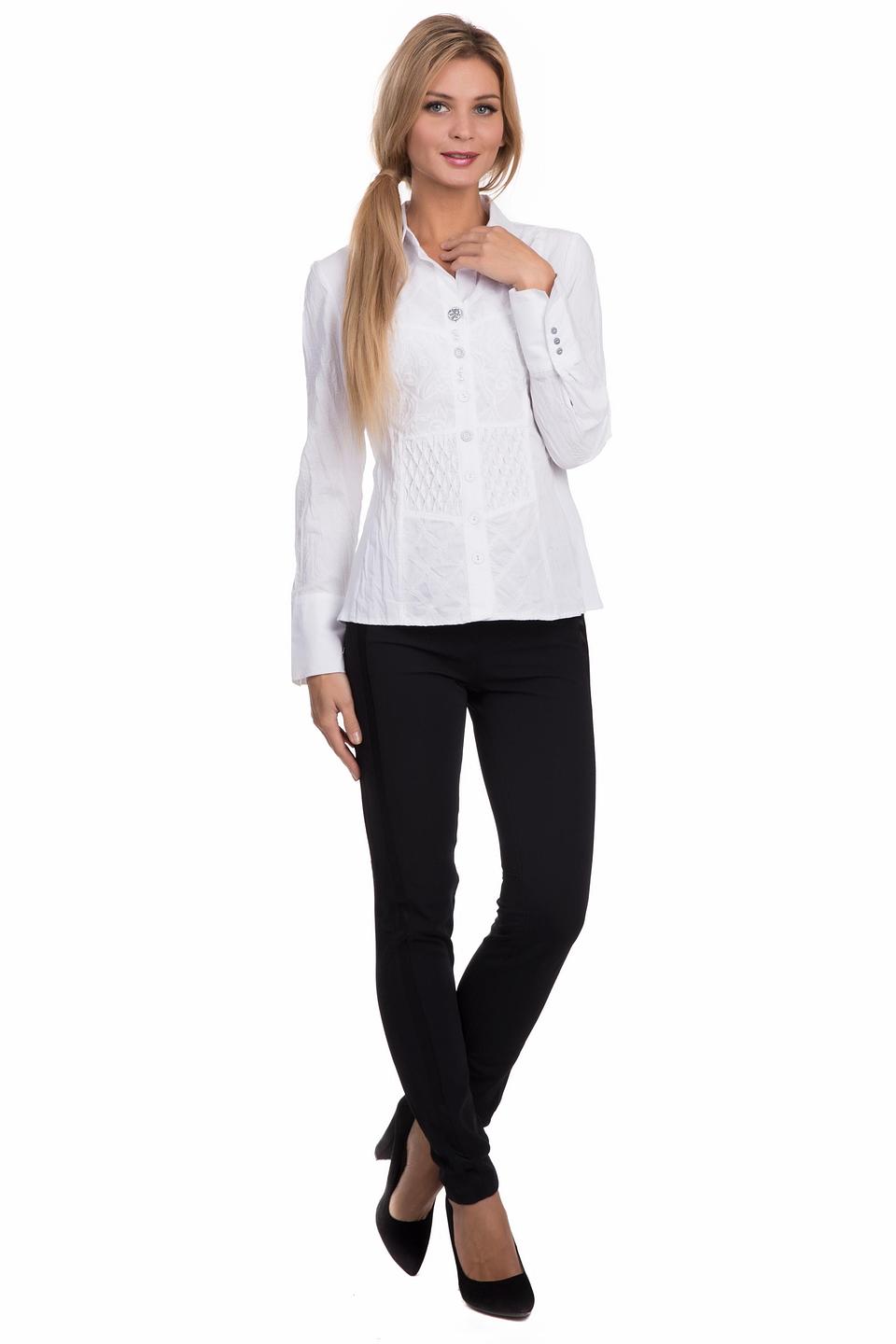 Блуза SE Stenau белая с вышивкой