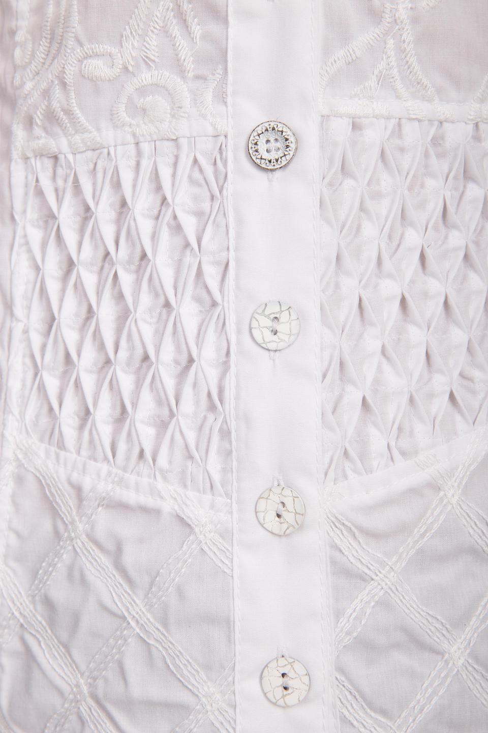 Блуза SE Stenau белая с вышивкой