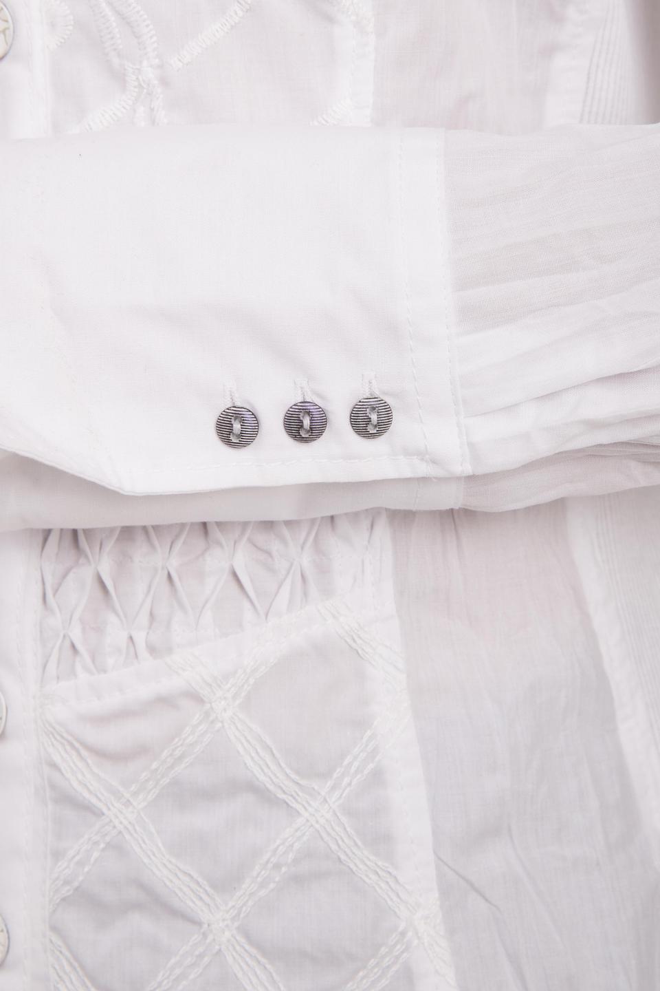 Блуза SE Stenau белая с вышивкой