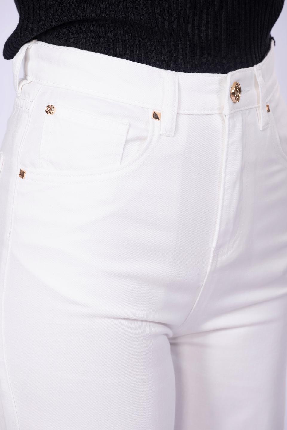 Брюки Gaudi клёш белые