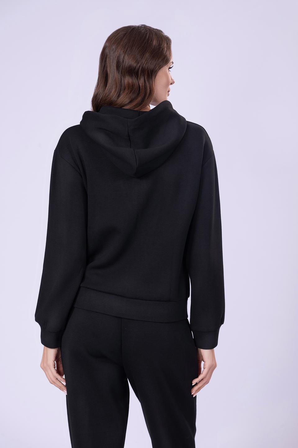 Джемпер Gaudi жен. с молнией черный