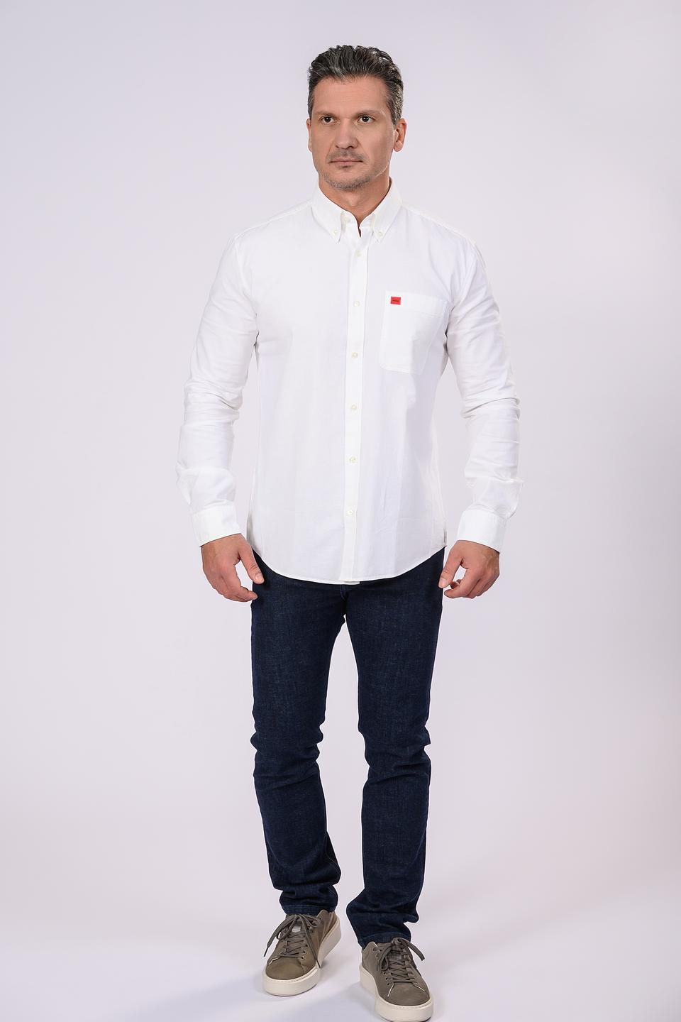 Рубашка Hugo муж. белая с длинным рукавом