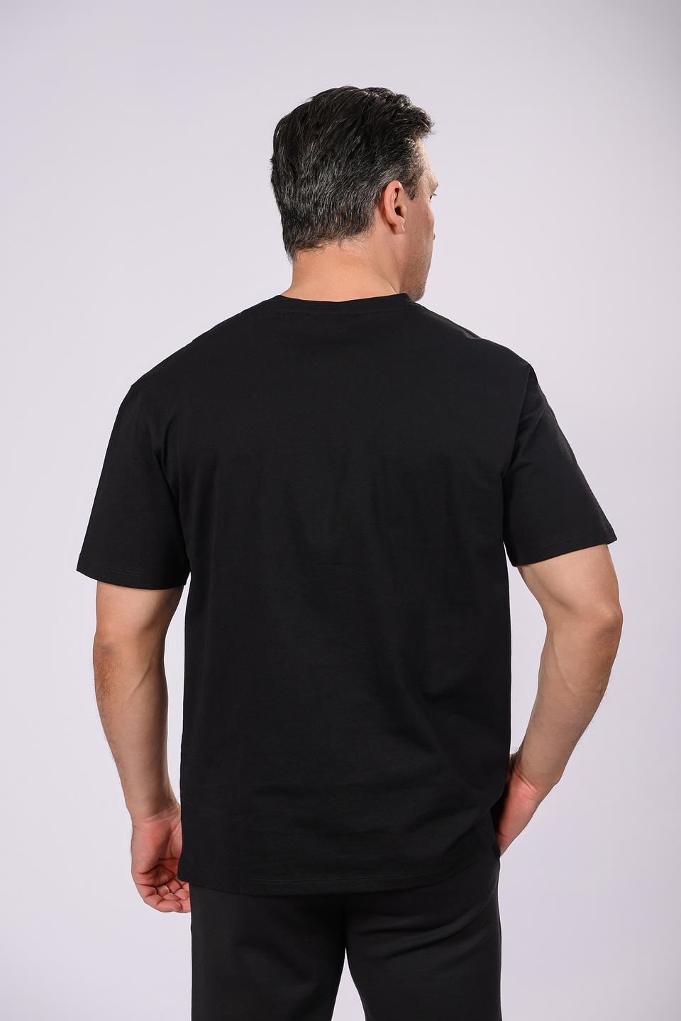 Футболка Hugo с принтом чёрная