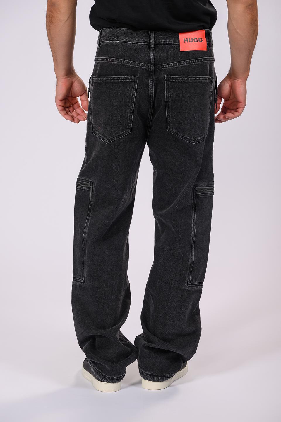 Брюки карго Hugo чёрные