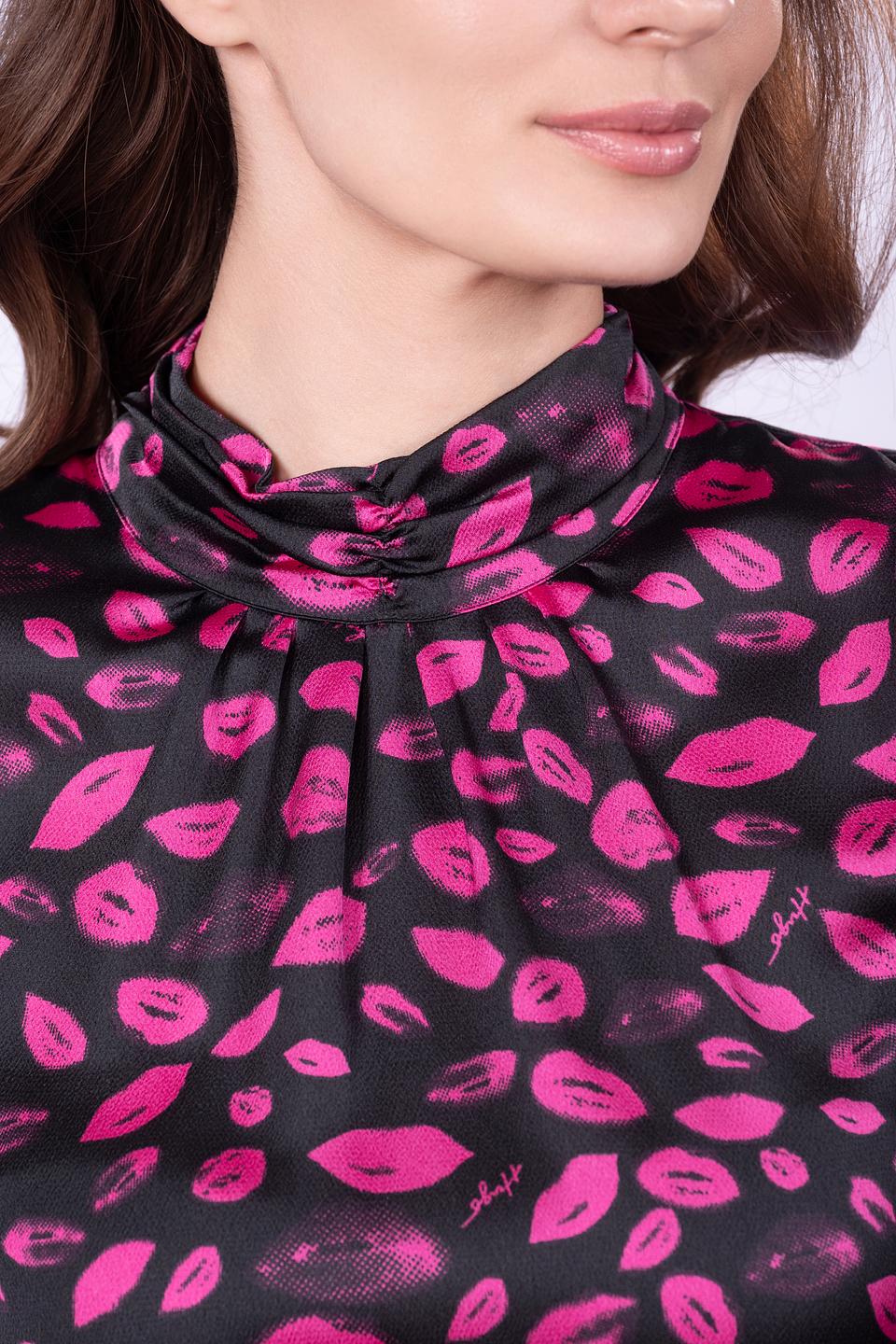 Платье Hugo с принтом губ