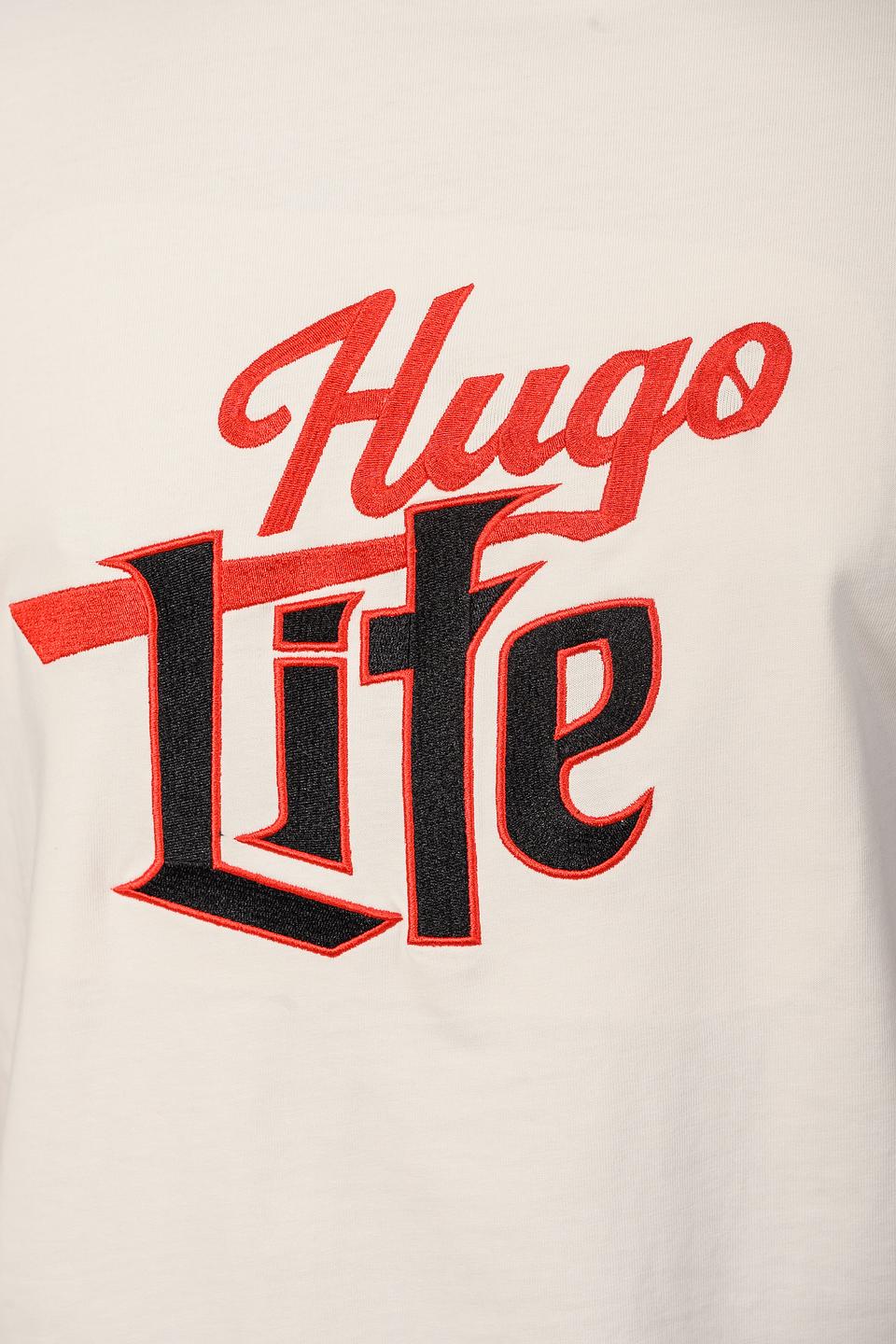 Футболка Hugo Life мужская бежевая