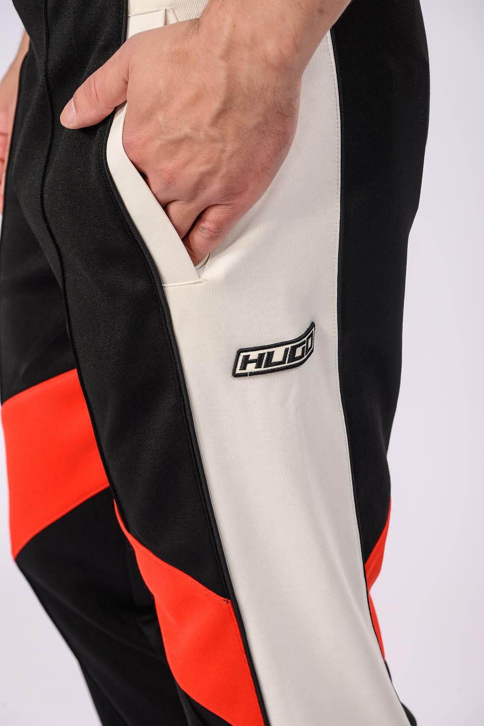 Спортивные брюки Hugo DENUDE чёрно-красные