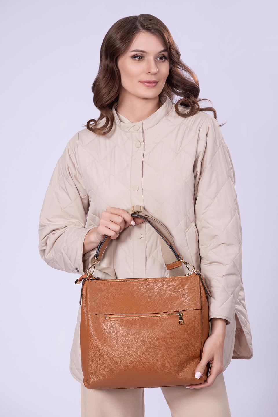 Сумка Ripani кожаная коричневая