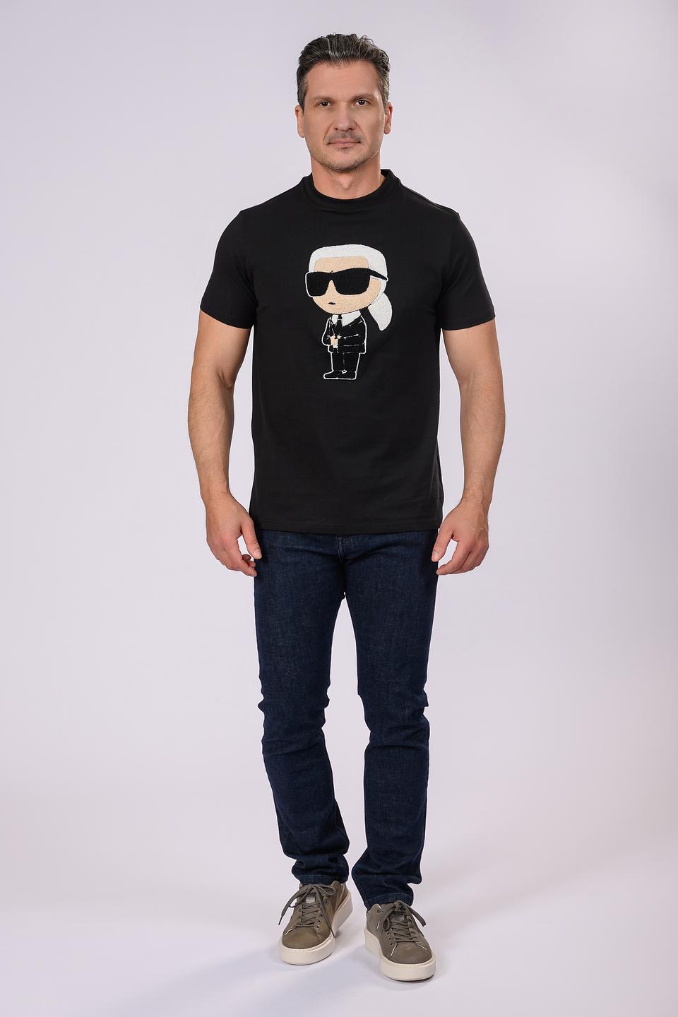 Футболка Karl Lagerfeld с принтом чёрный