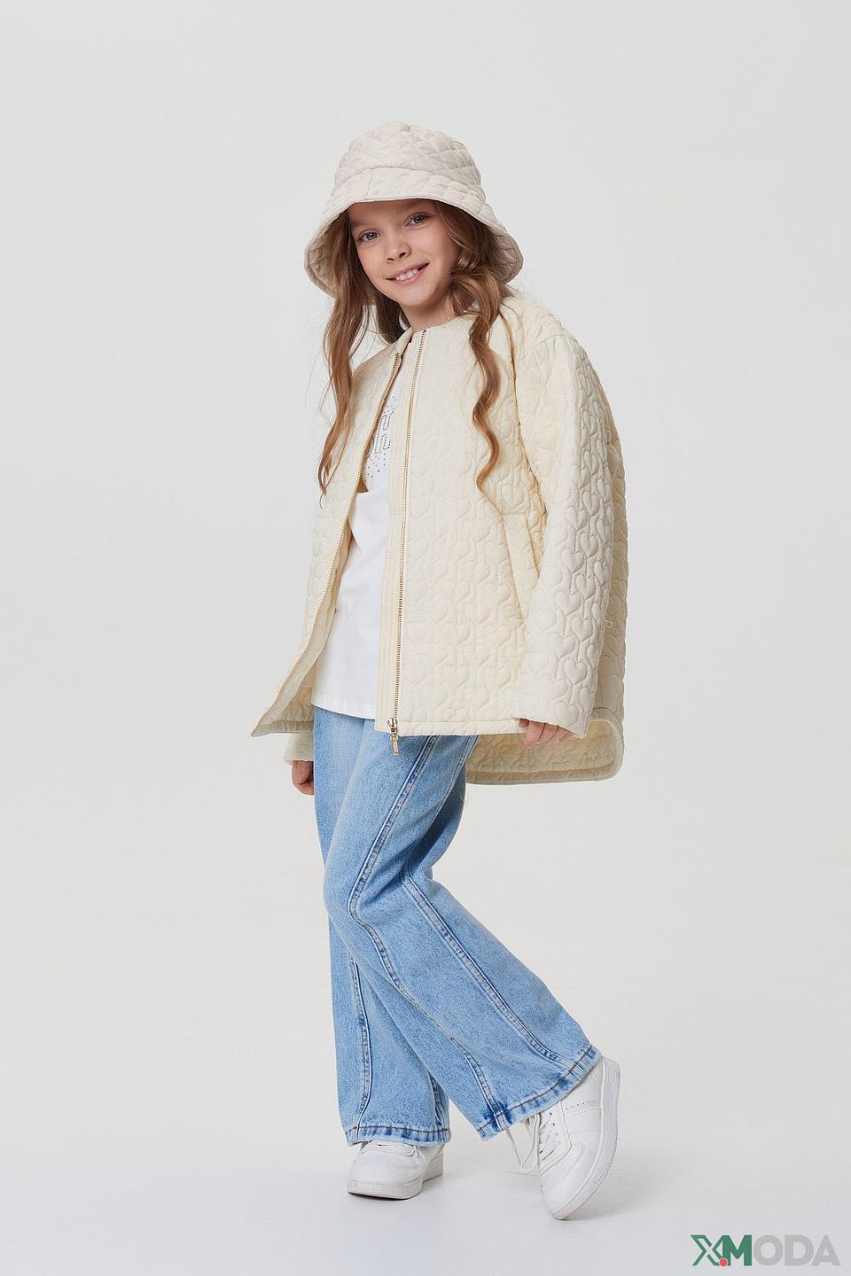 Куртка Choupette дев. стеганая кремовая