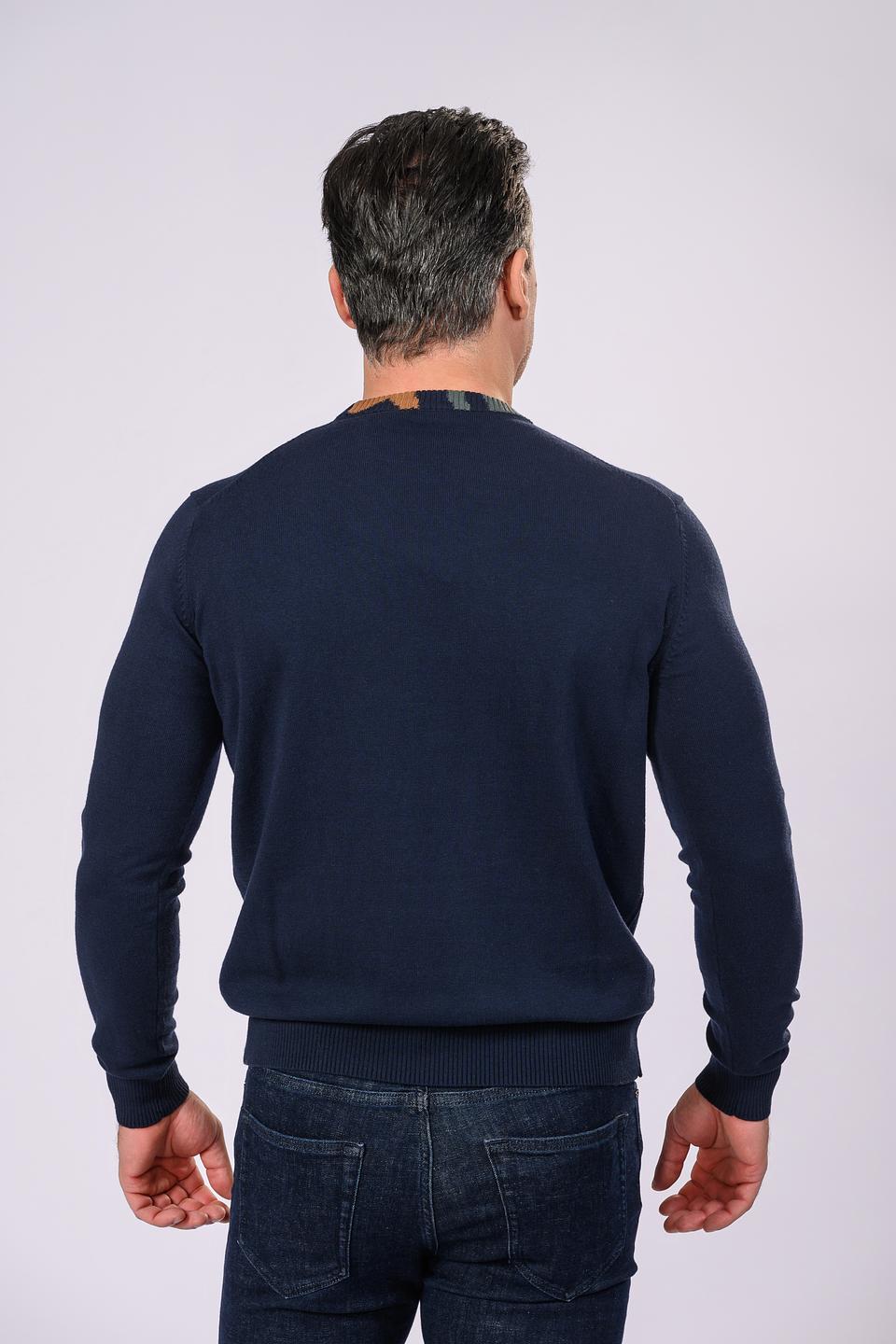 Джемпер Harmont & Blaine муж. тёмно-синий