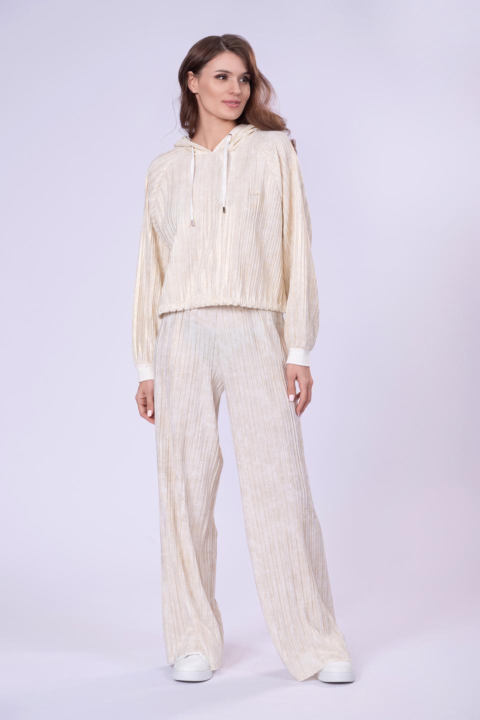 Джемпер Liu-Jo с капюшоном бежевый