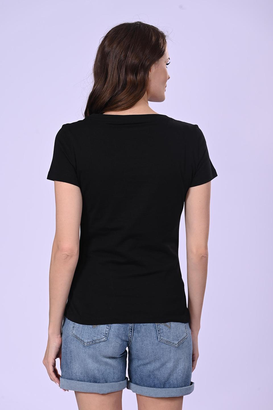 Футболка Guess с принтом чёрная