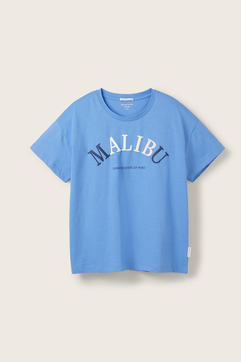 Футболка Tom Tailor дев. Malibu синяя